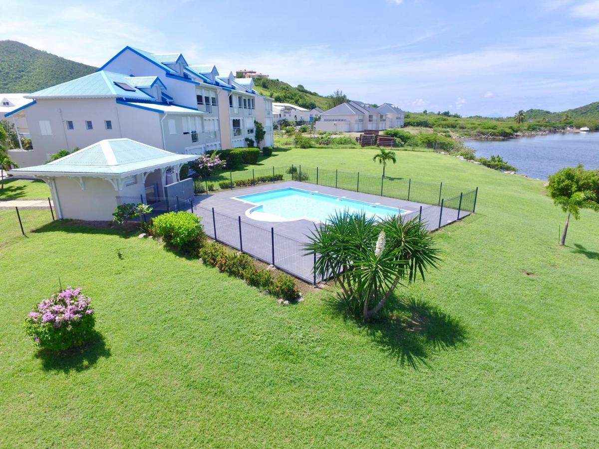 Le Sea-Breeze - Beau Studio Piscine Vue Lagon Marigot  Exterior foto